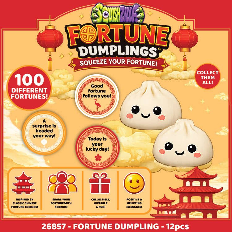 Mystery Fortune Cookie Squishy Dumpling