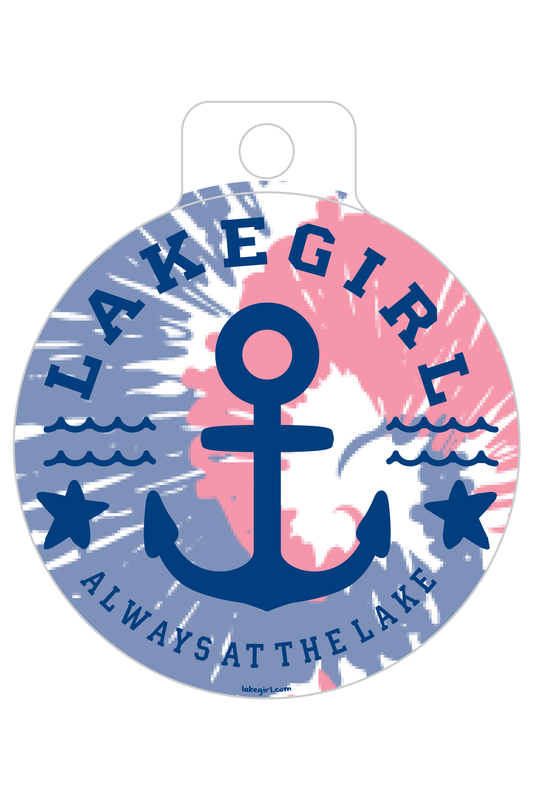 Lakegirl - Always at the lake sticker