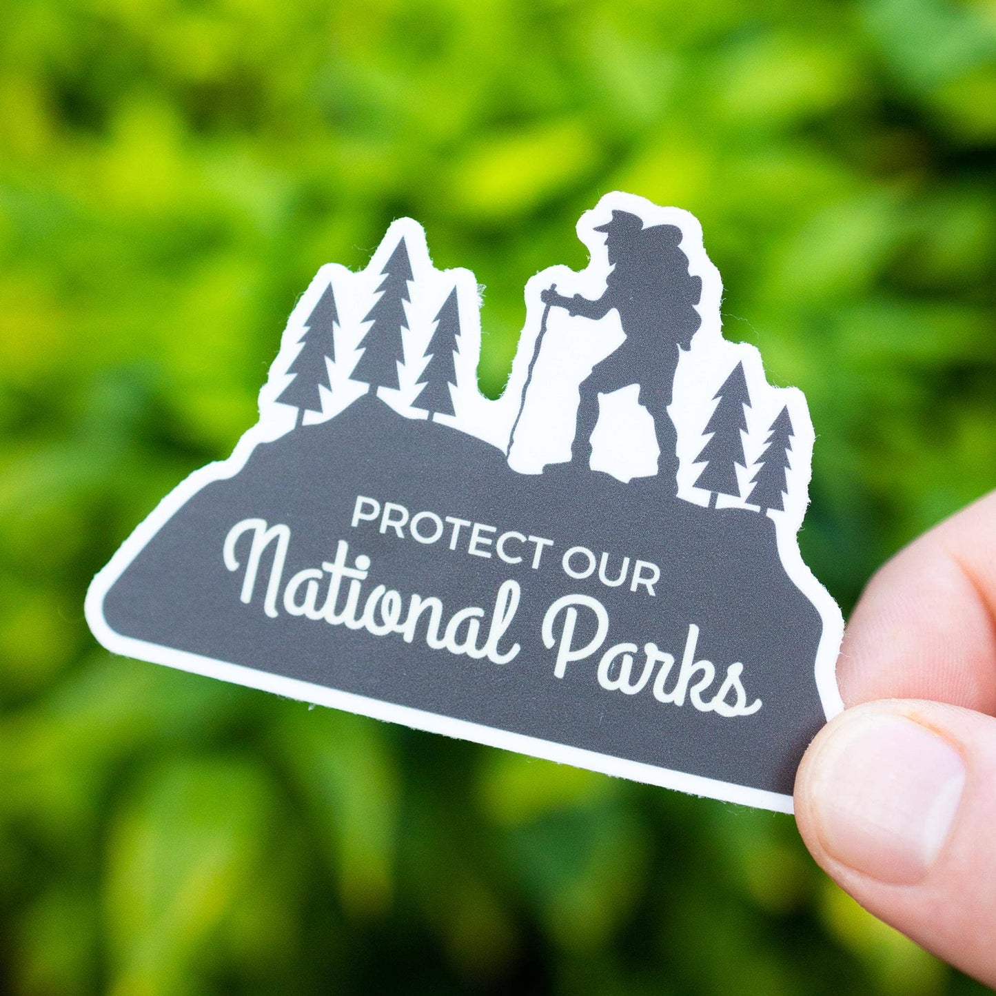 Protect the National Parks Hiking Sticker