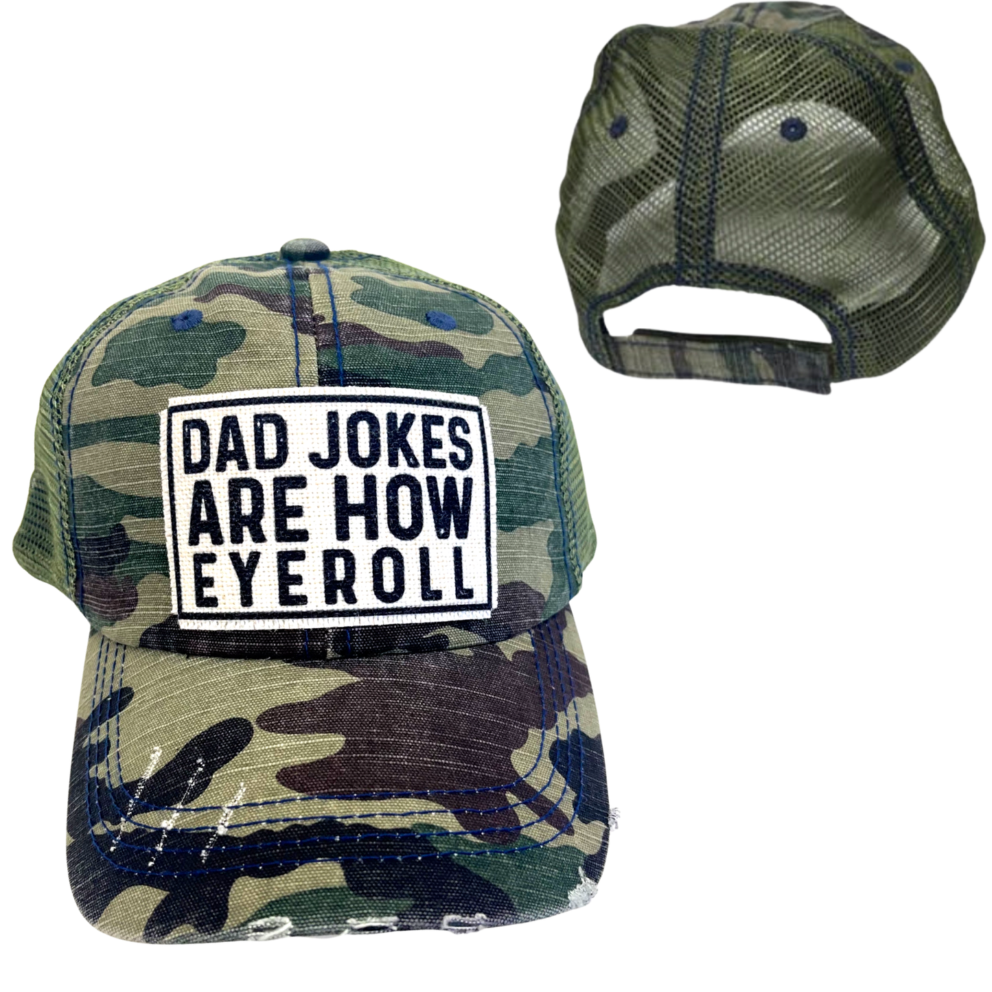 DAD JOKES ARE HOW I ROLL BALL CAP