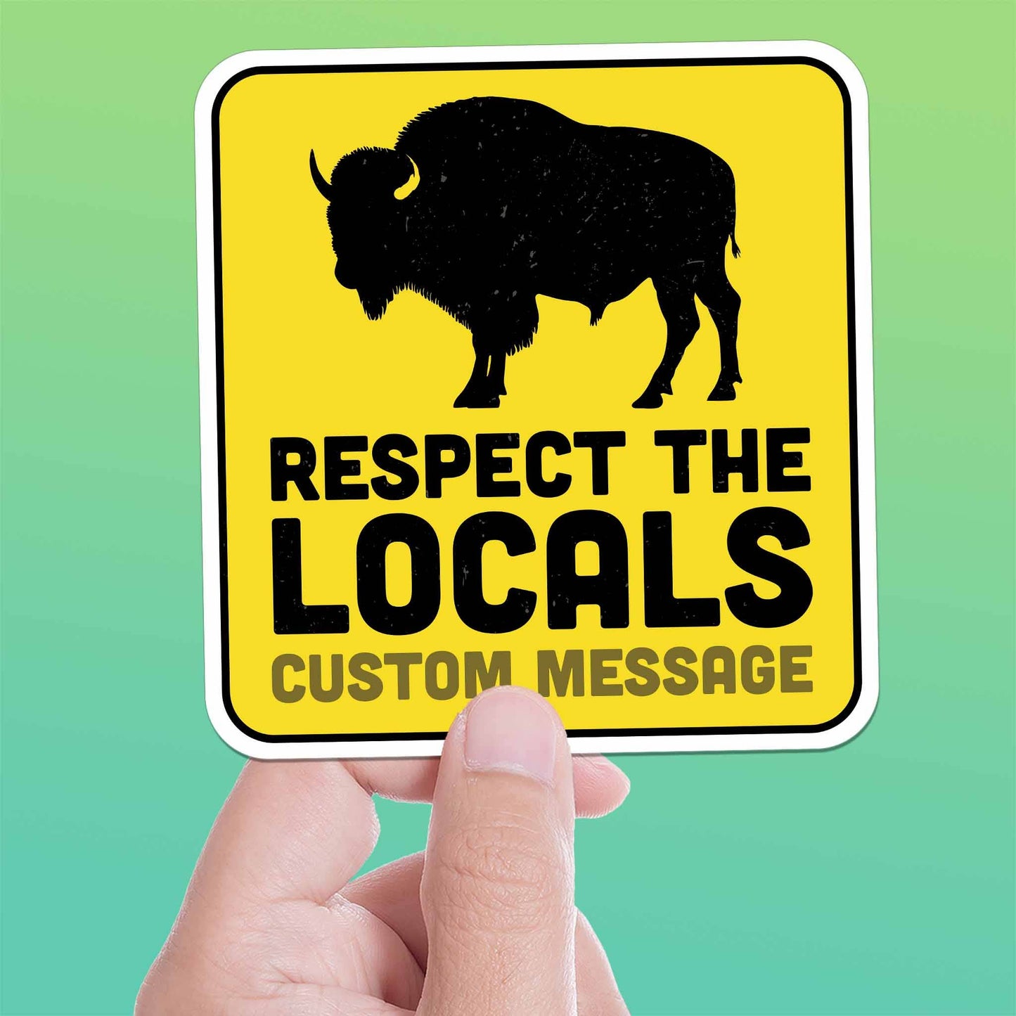 DCL Respect the Locals Sticker