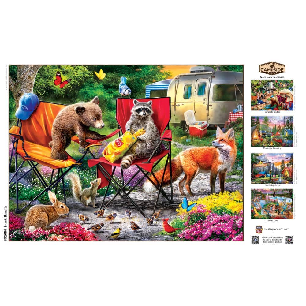 Snack Bandits 300 Piece EZ Grip Jigsaw Puzzle