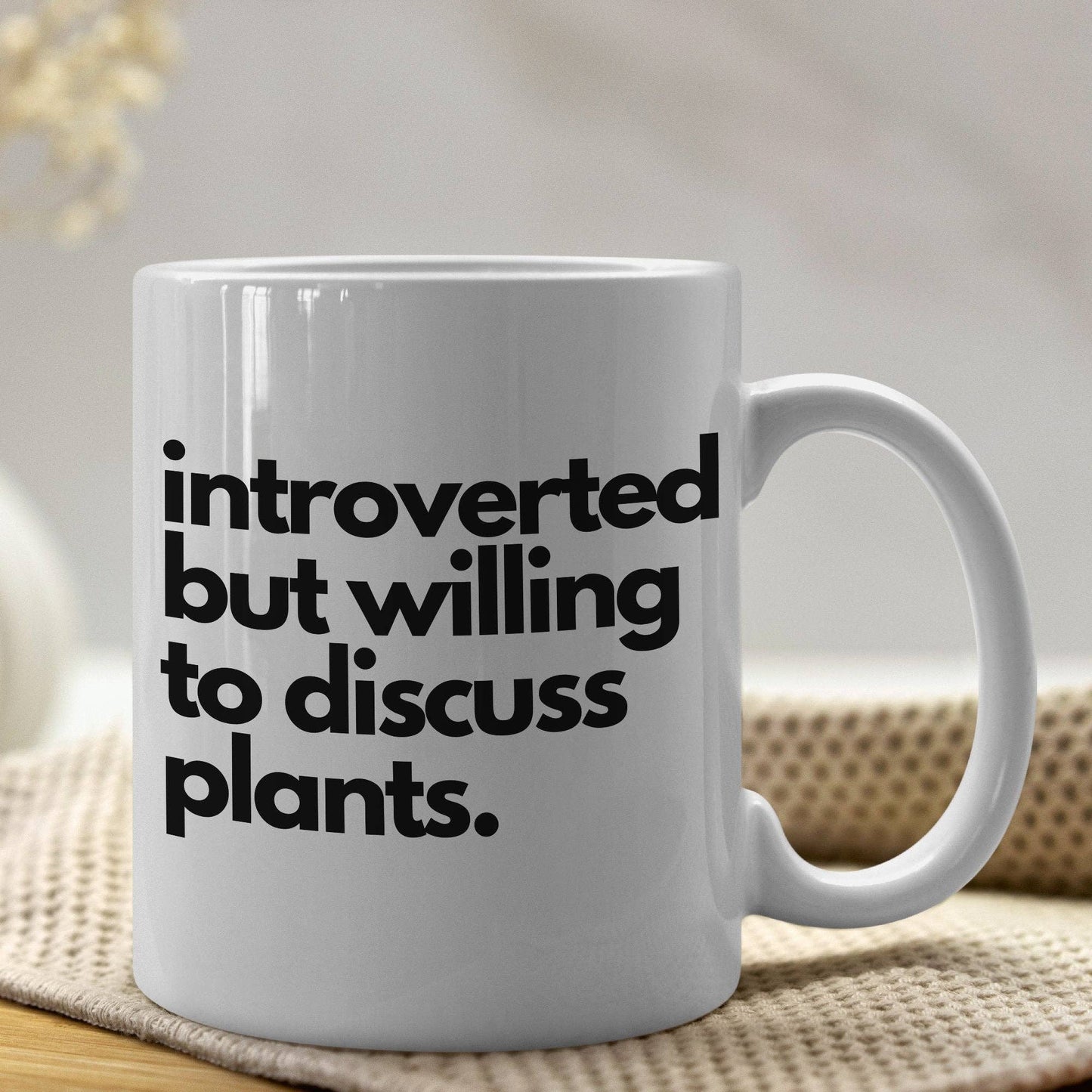 Willing To Discuss Plants Mug