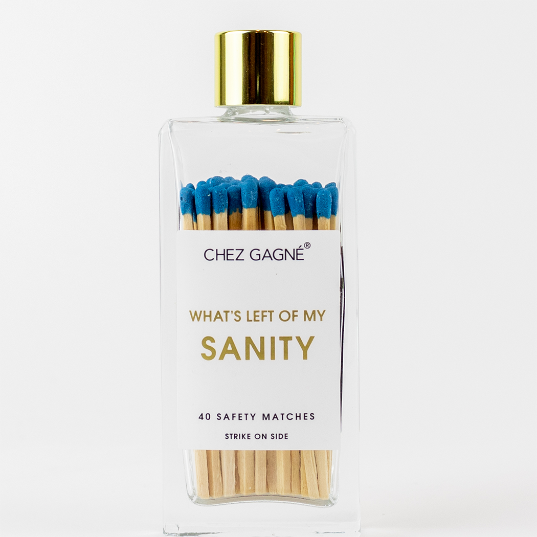 Left of My Sanity - Glass Bottle Safety Matches