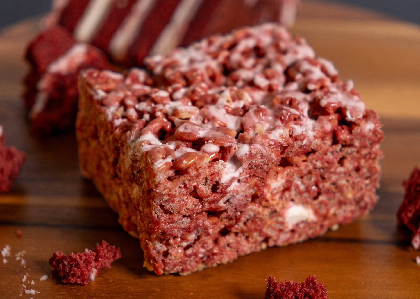 Red Velvet Crispie Treat