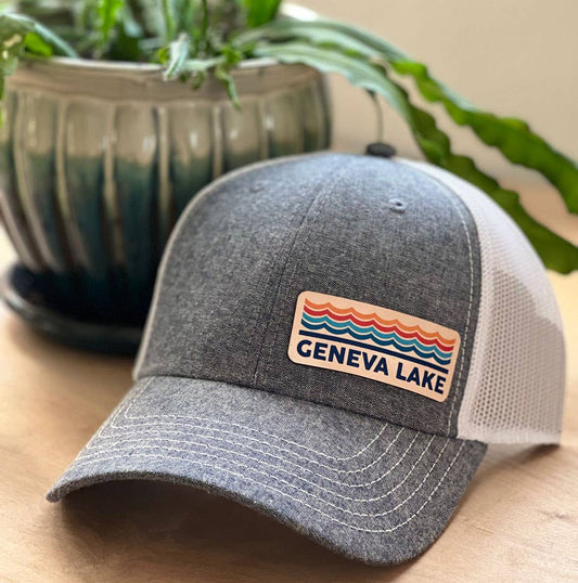 Retro Wave - Leather Patch Hat - DCL