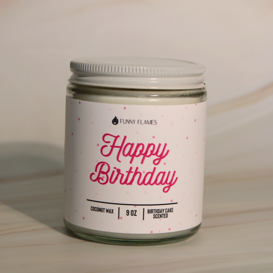 Happy Birthday- Birthday Cake Candle