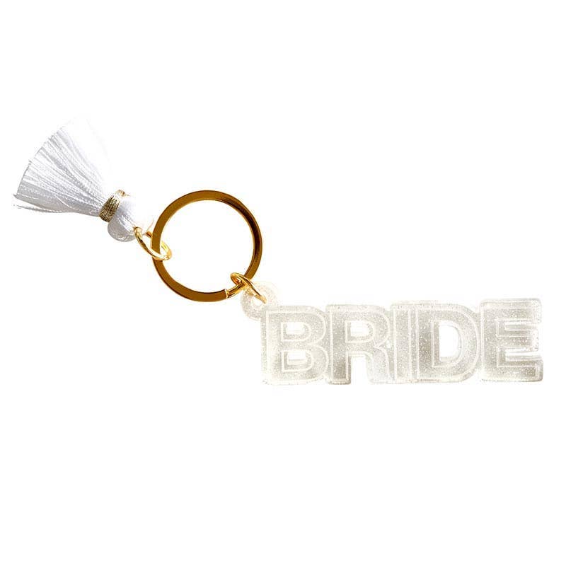 Angle - Acrylic Keychain - Bride Clear