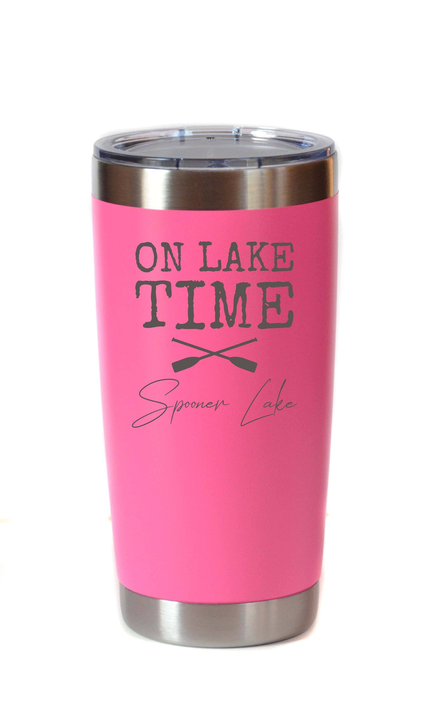 20 oz Personalized Tumbler On Lake