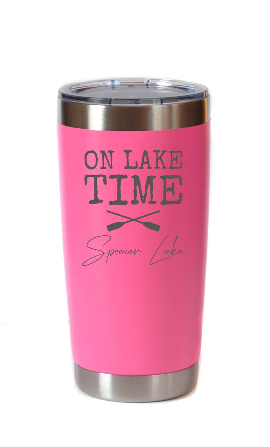 20 oz Personalized Tumbler On Lake