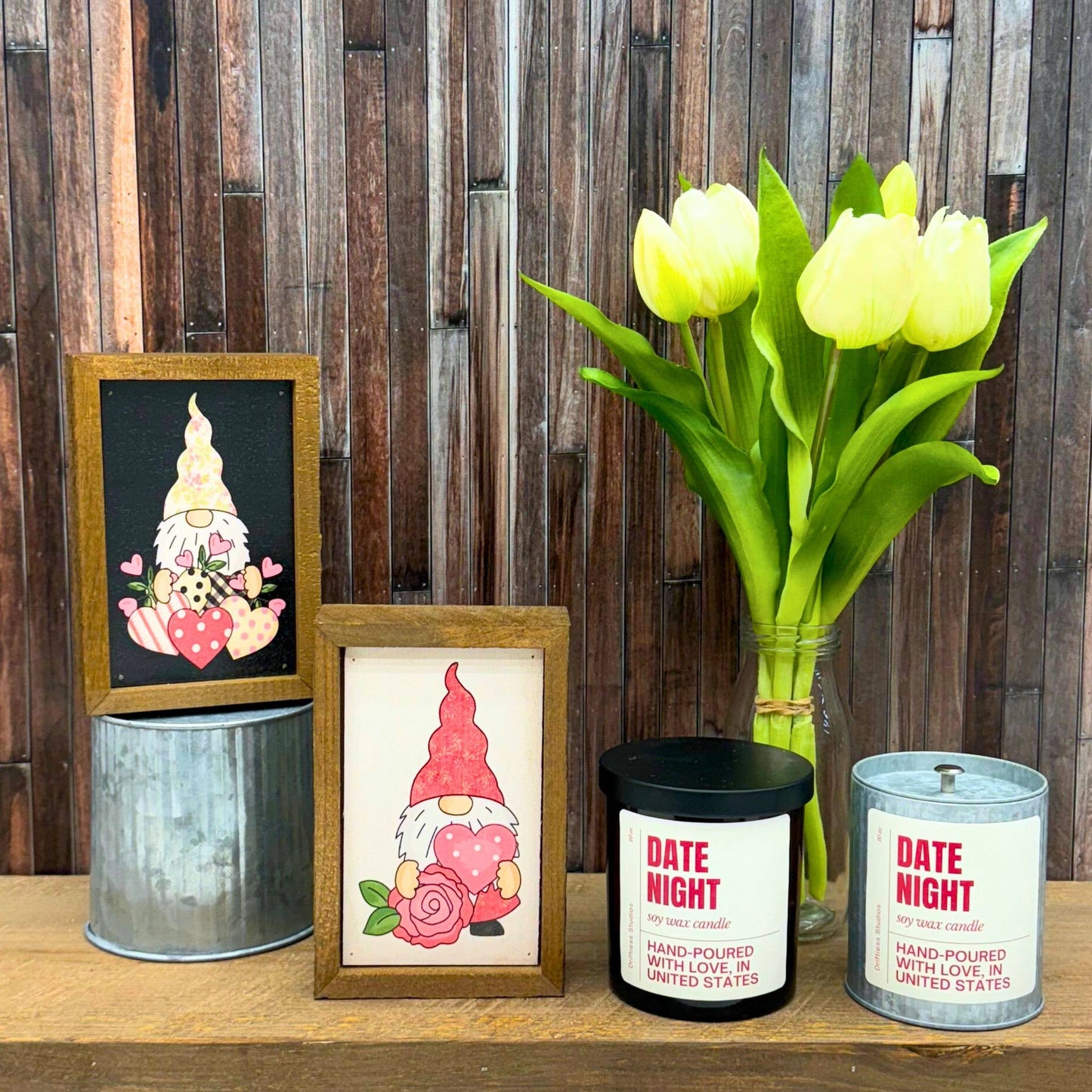 Date Night Valentines Day Candle