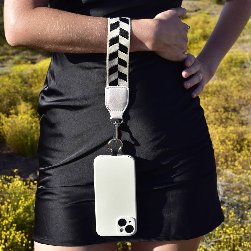 Clip & Go Strap with Zippered Pouch – Chevron Collection
