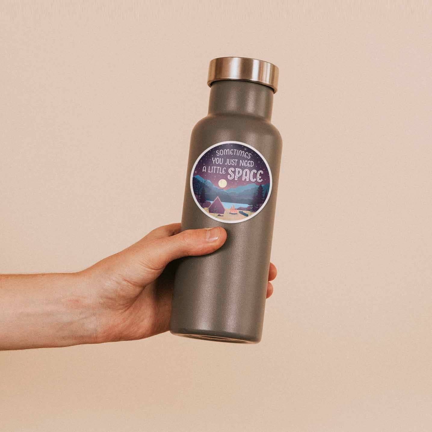 Just Need a Little Space Camping Sticker