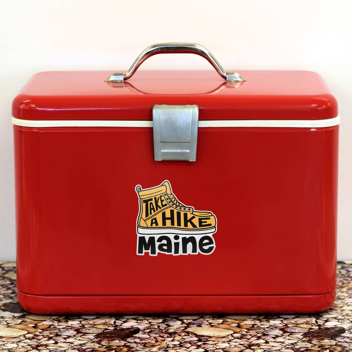 RetroPlanet - Take A Hike Name Drop Die Cut Sticker