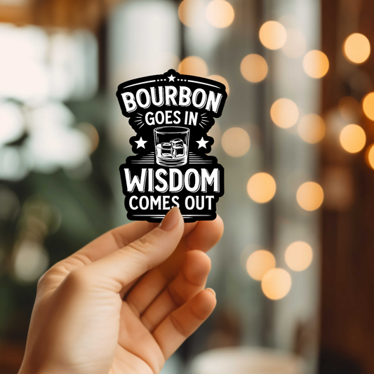 Funny Bourbon Goes In
