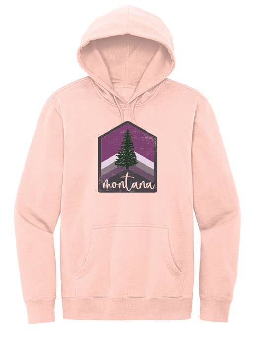 Retro Purple Tree Hoodie