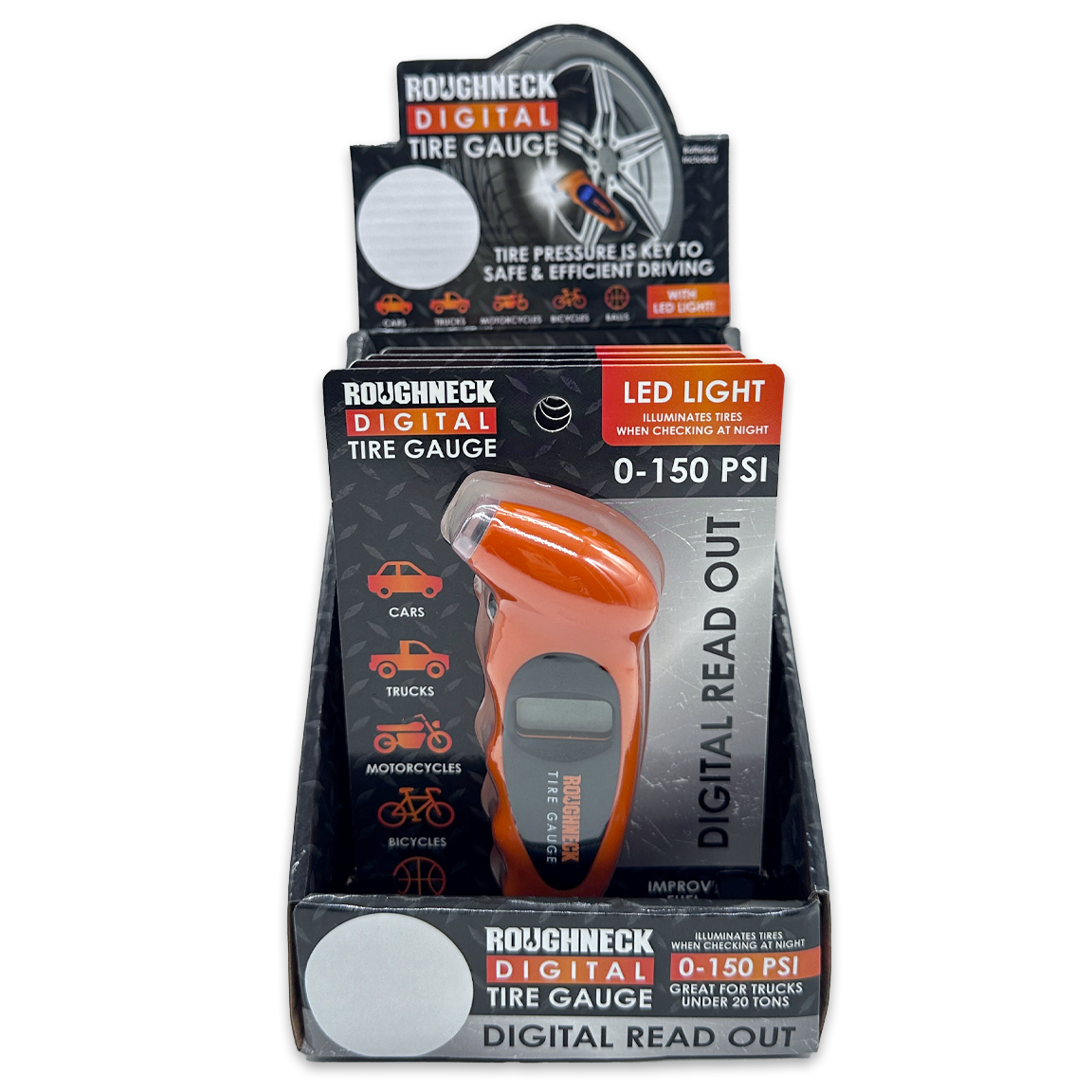 Digital Tire Gauge With LED Light