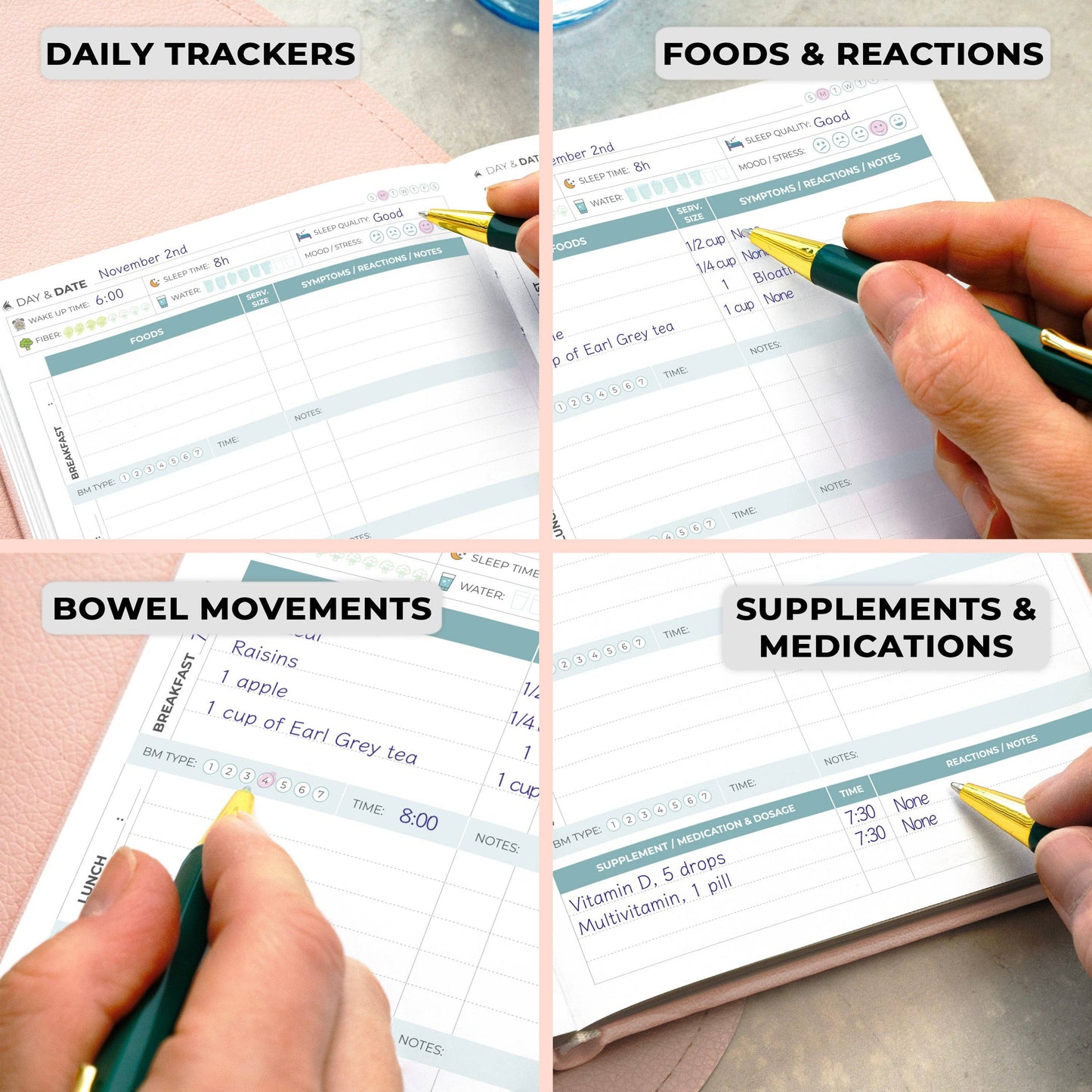 Clever Fox Planners - Food Sensitivity Journal