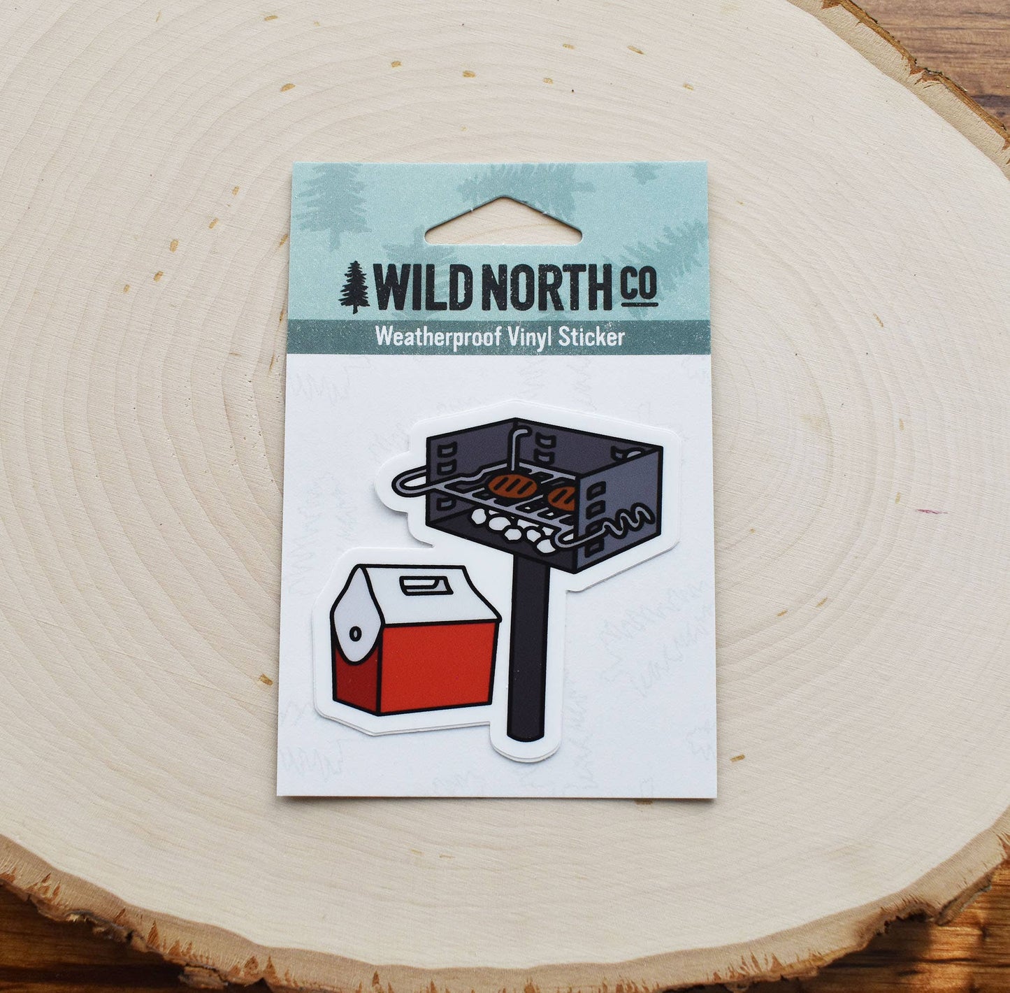 Wild North Co - Grillin' and Chillin' Park Sticker