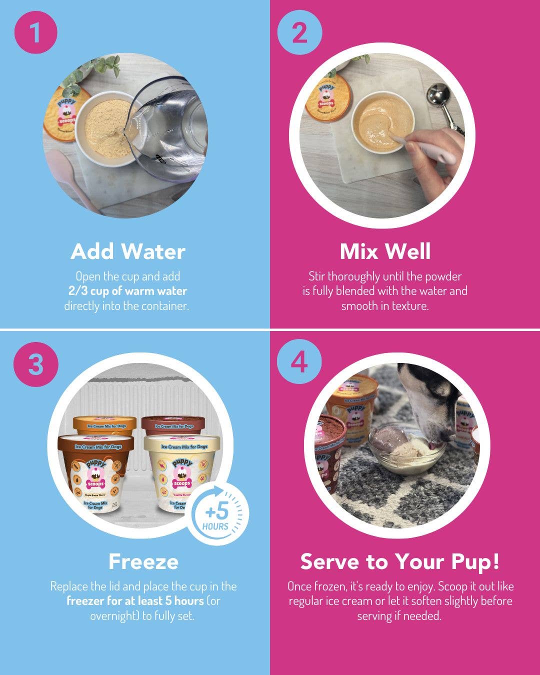 Puppy Scoops Ice Cream Mix - Holiday