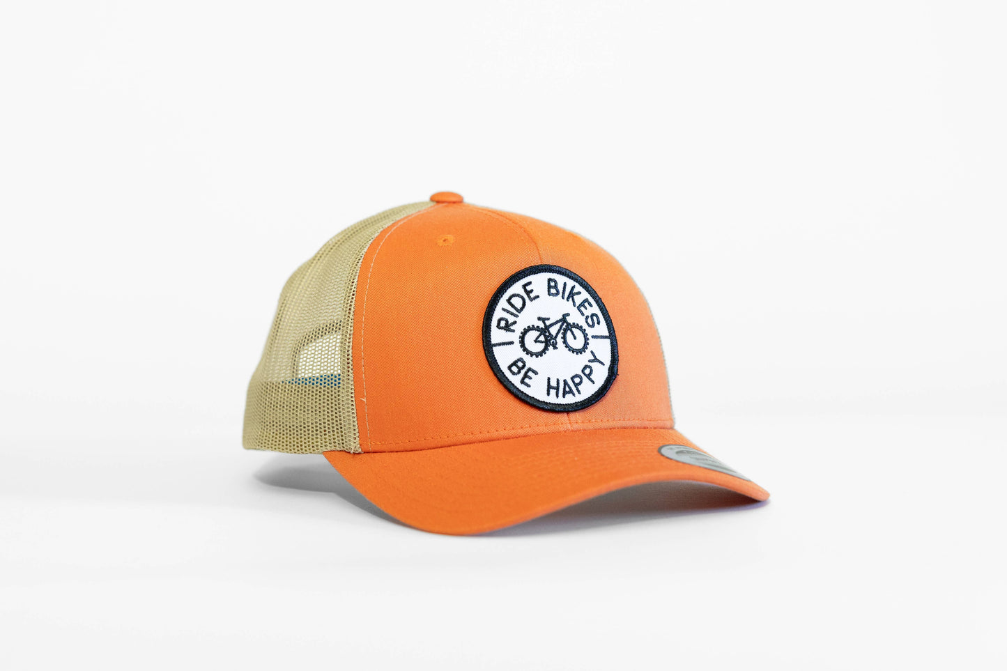 Ride Bikes Be Happy Hat | Cycling, MTB Trucker Hats | Great