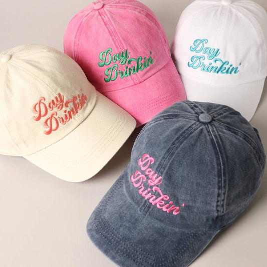 Day Drinkin' Embroidered Cap