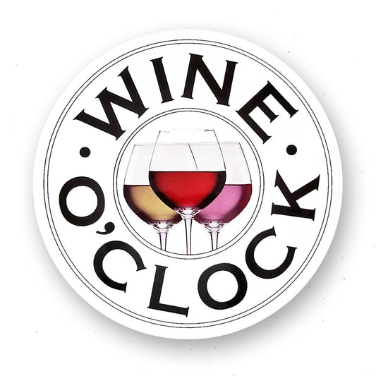 Sticker Wine O'clock