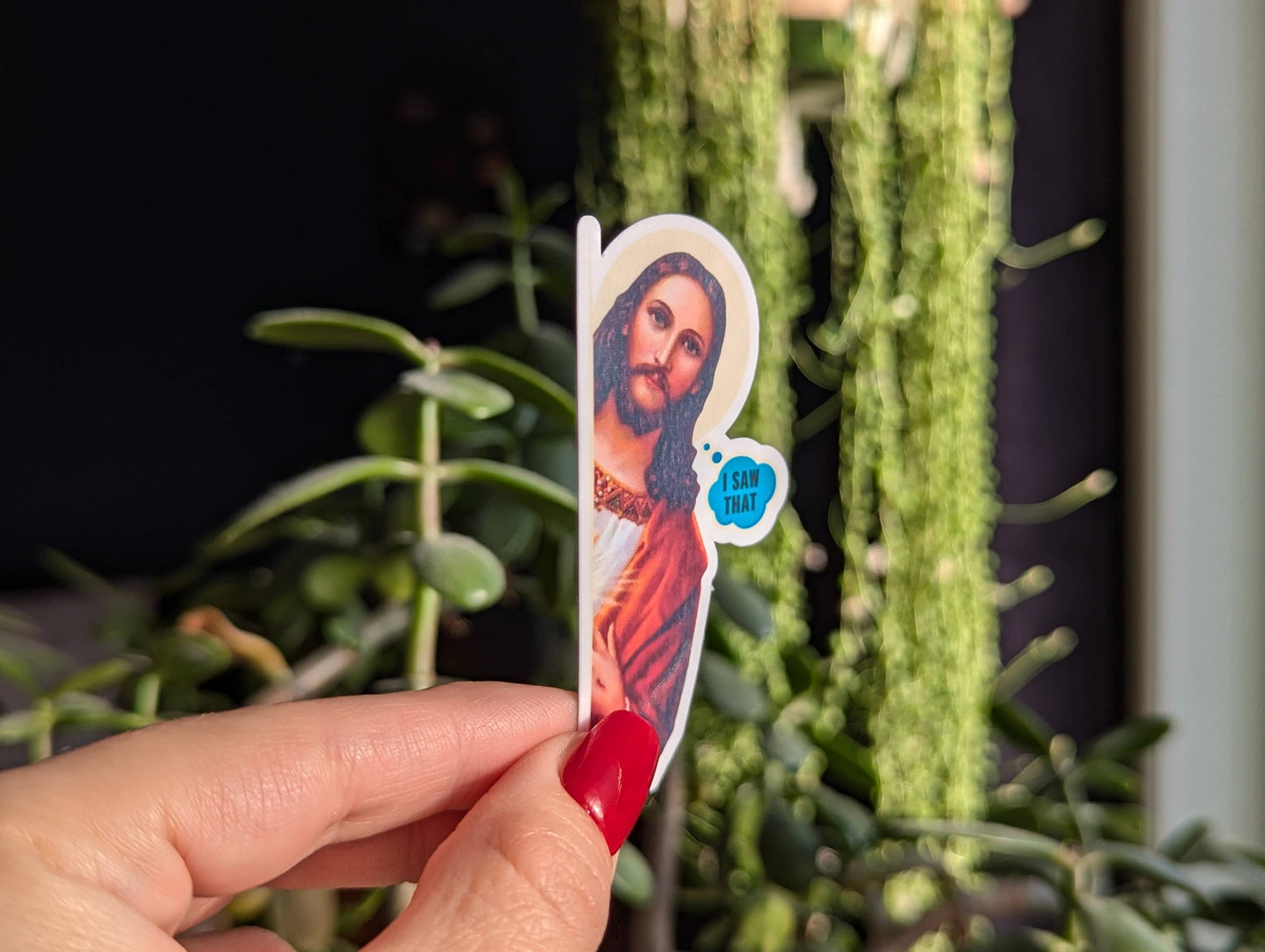 I saw that sticker