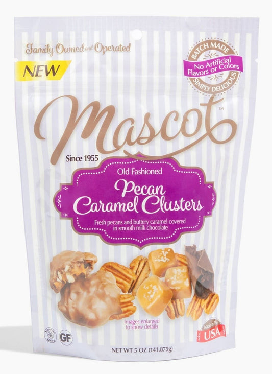 Old Fashioned Milk Chocolate Pecan Caramel Clusters