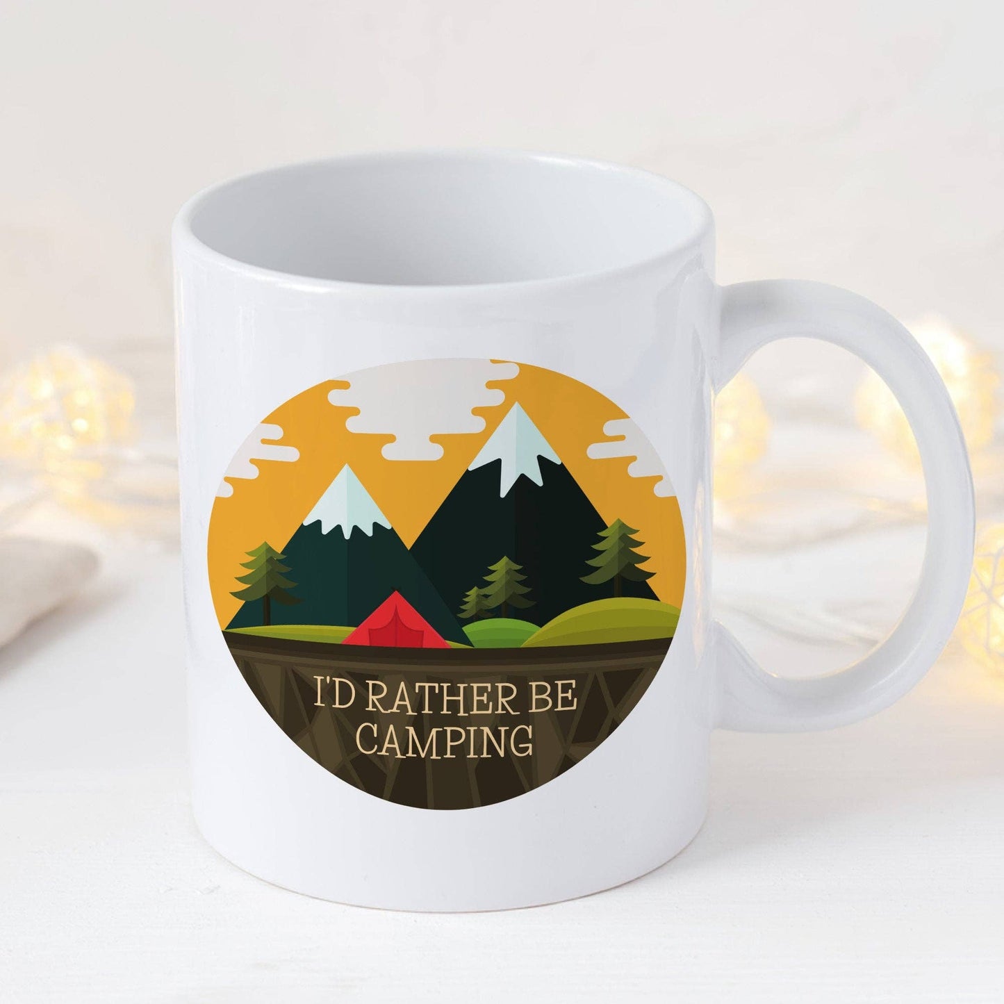 I'd  Rather Be Camping Mug