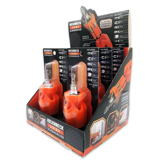 Screwdriver Short Handle with 6 Bits