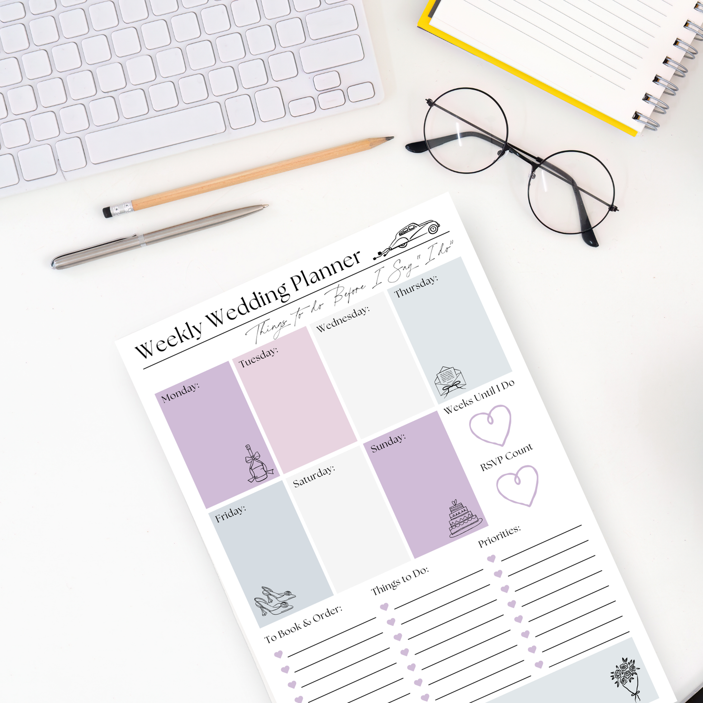 Weekly Wedding Planner