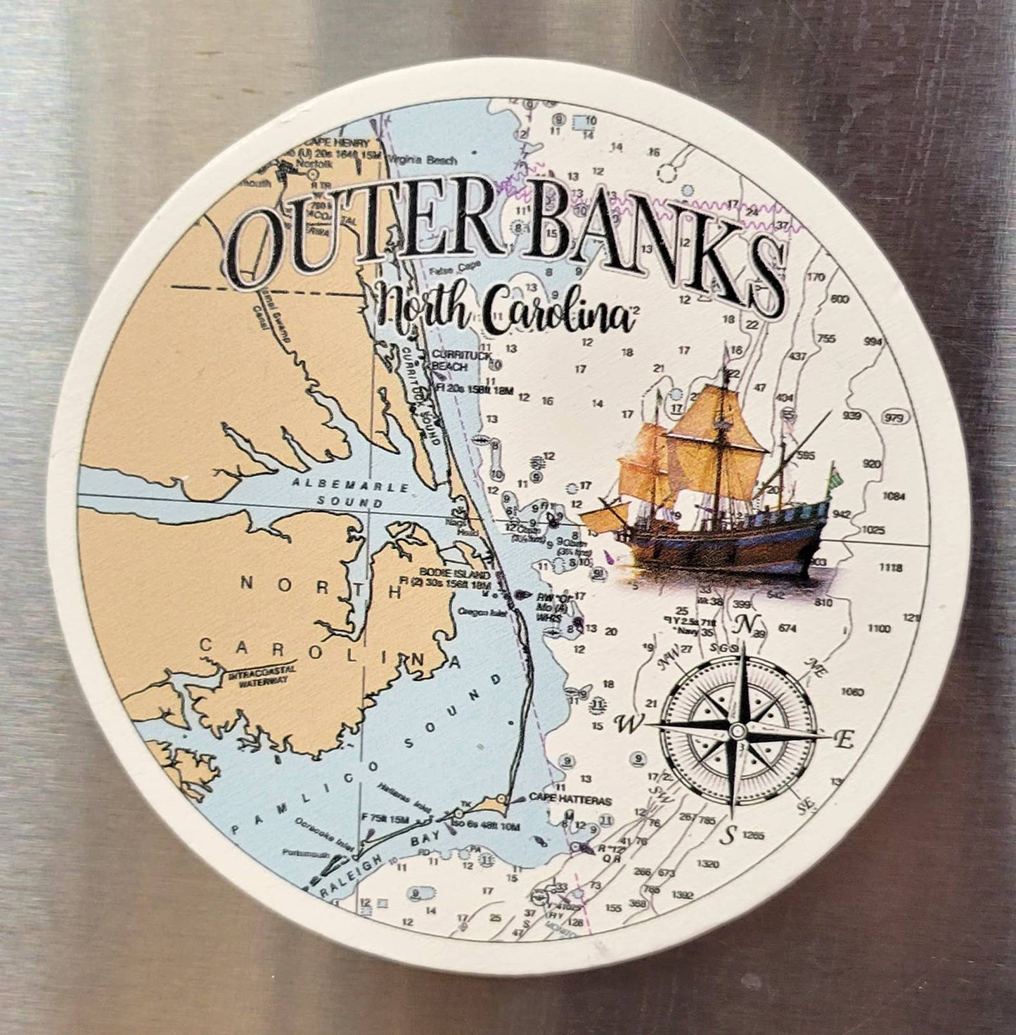 Deep Creek Round Magnet