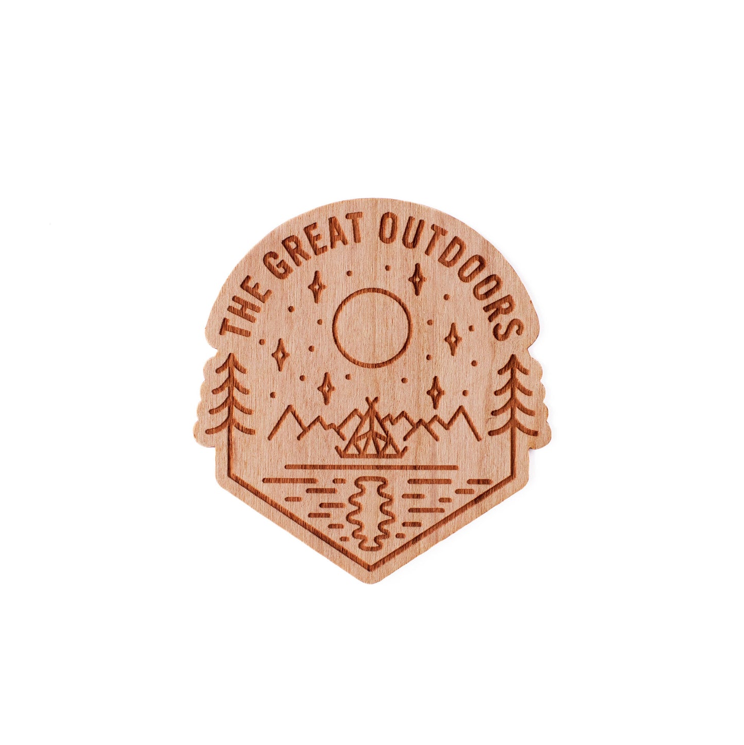 Wild North Co - The Great Outdoors Wood Sticker