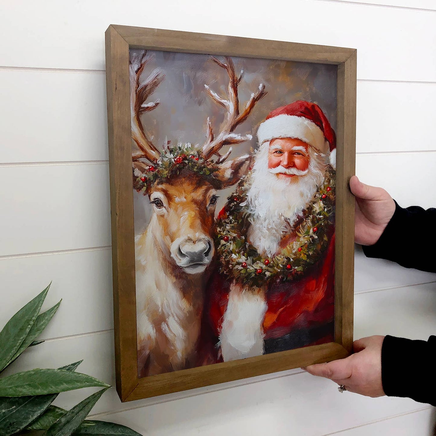 Santa Reindeer Portrait