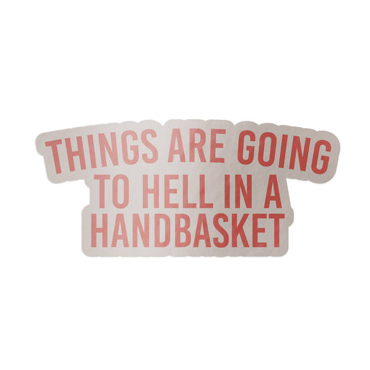 Handbasket Sticker