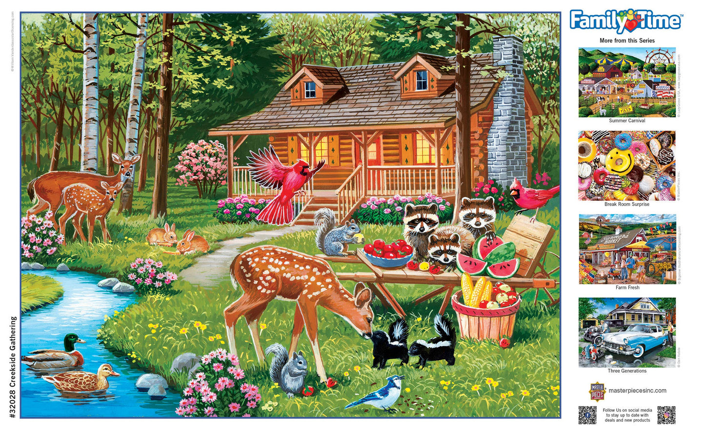Creekside Gathering 400 Piece Puzzle