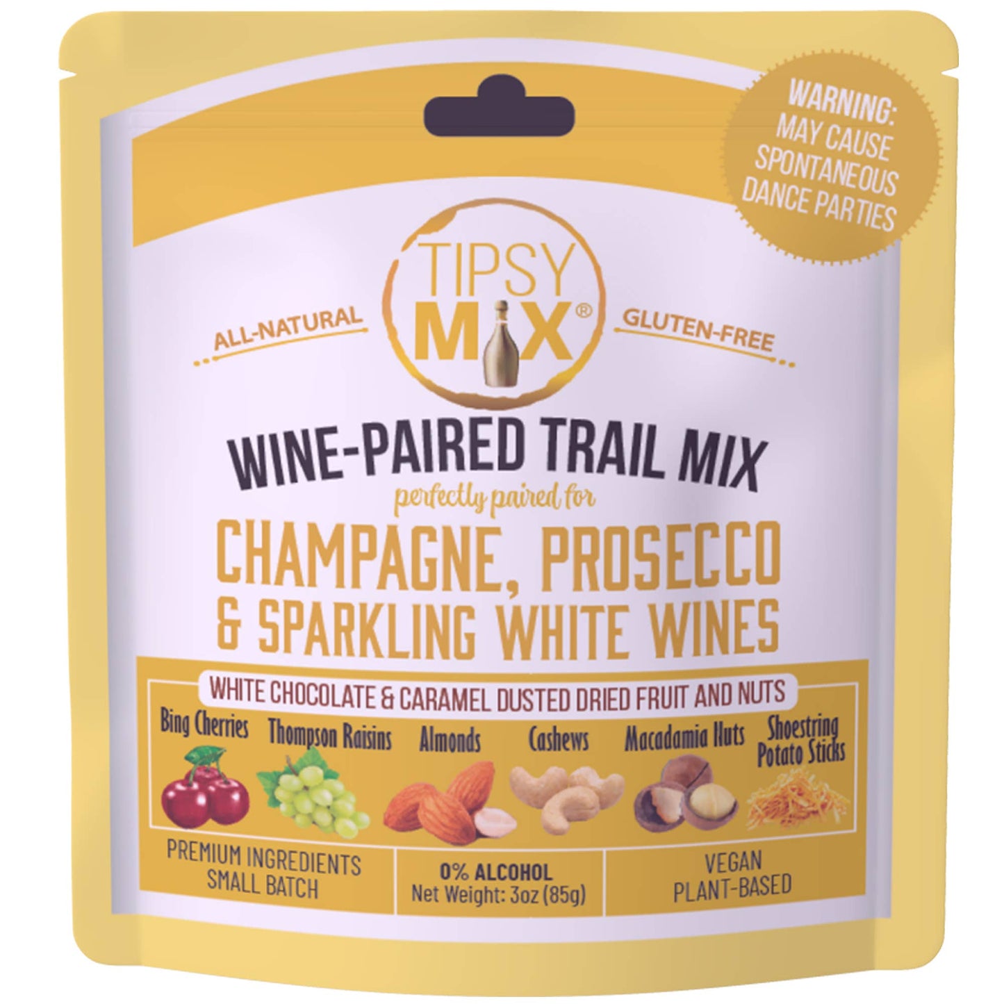 Wine-Paired Trail Mix - Champagne & Sparkling White Wine