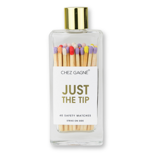 Just the Tip Glass Bottle Safety Matches