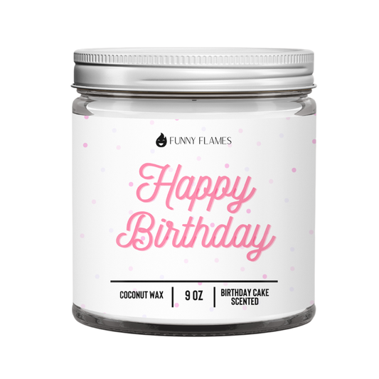 Happy Birthday- Birthday Cake Candle