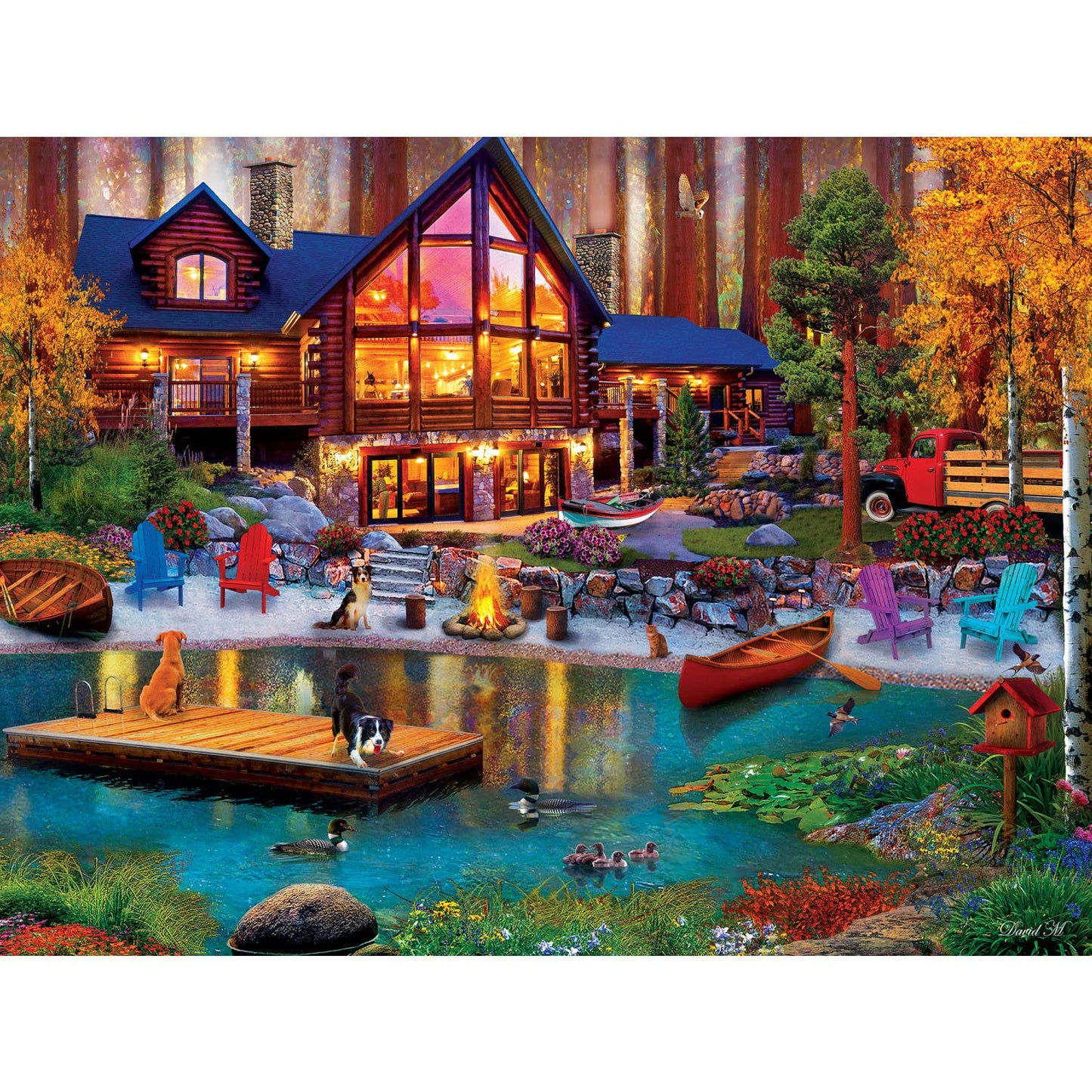 Cabin in the Cove 750 Piece Puzzle