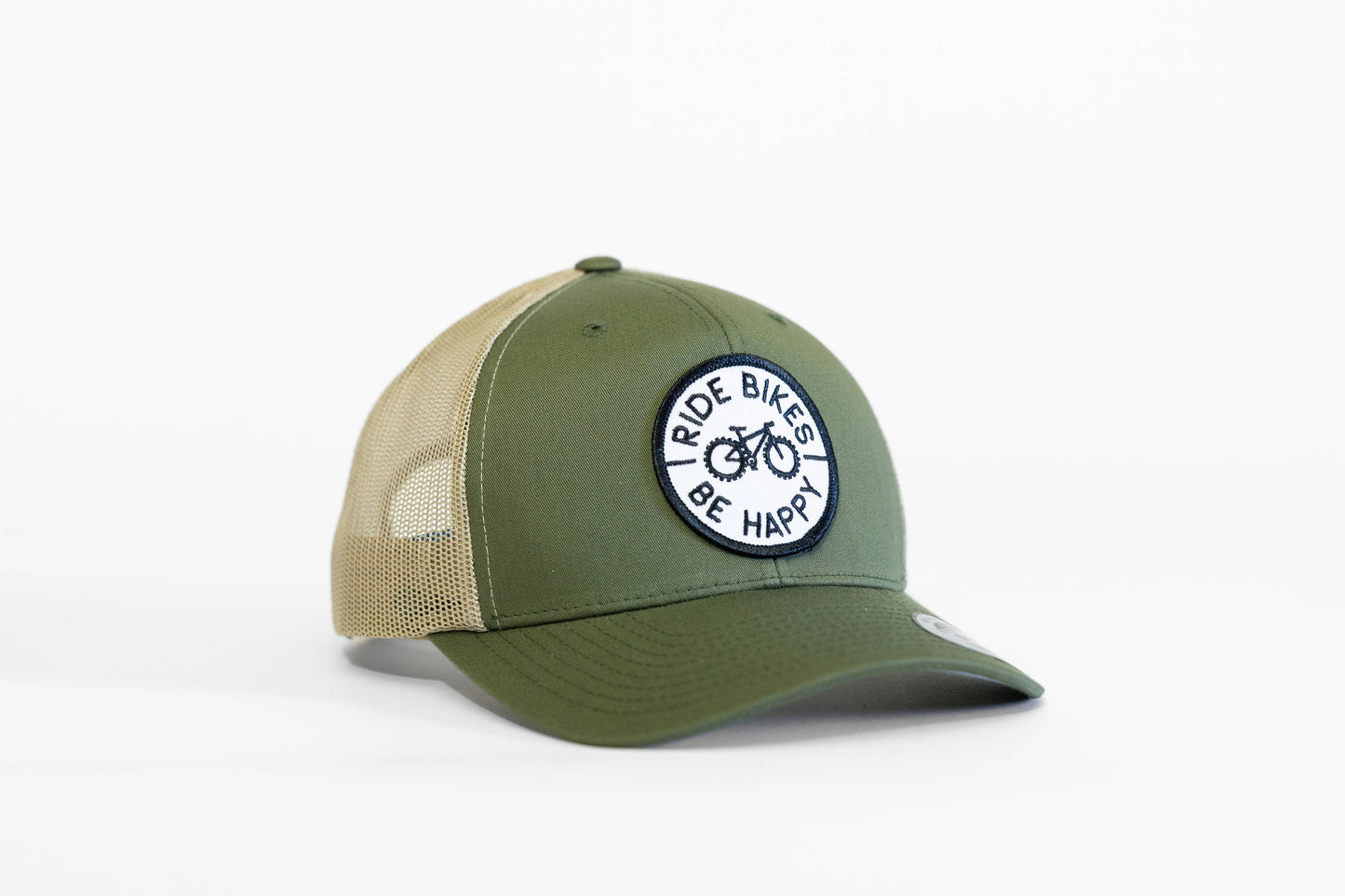 Ride Bikes Be Happy Hat | Cycling, MTB Trucker Hats | Great