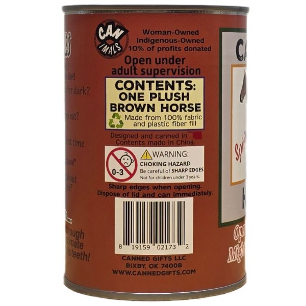 Spirit the Canned Horse -