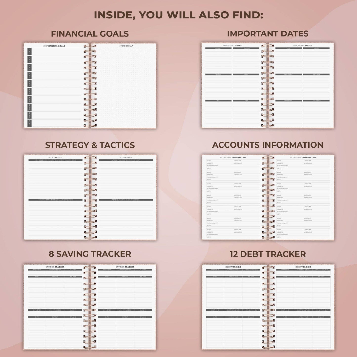Budget Planner Spiral A5