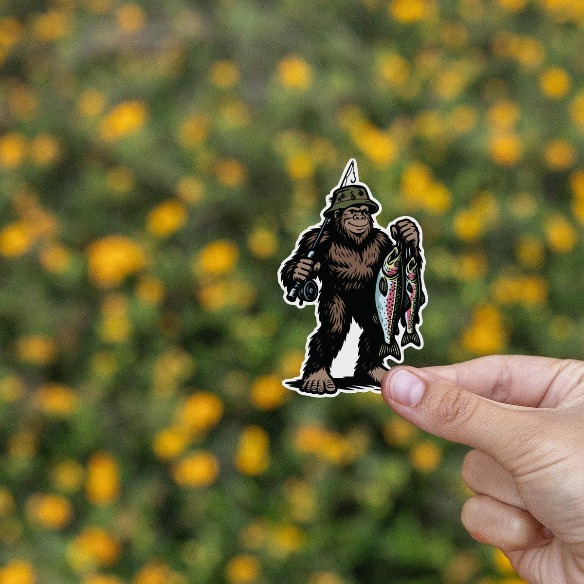 Bigfoot Fishing