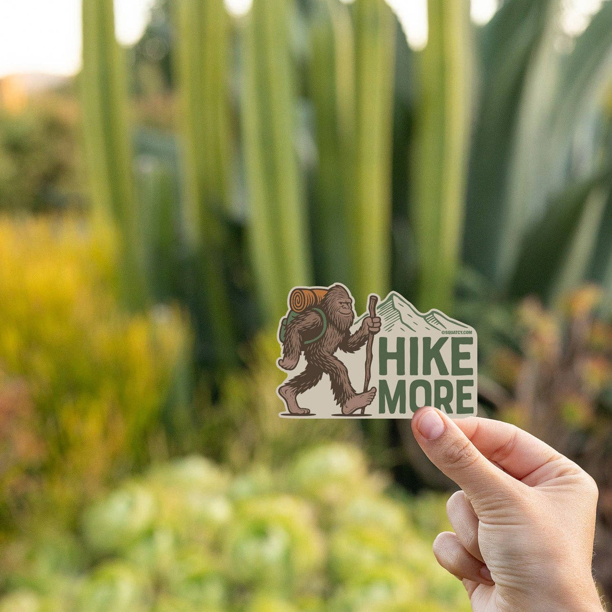 Bigfoot, Hike More Sticker