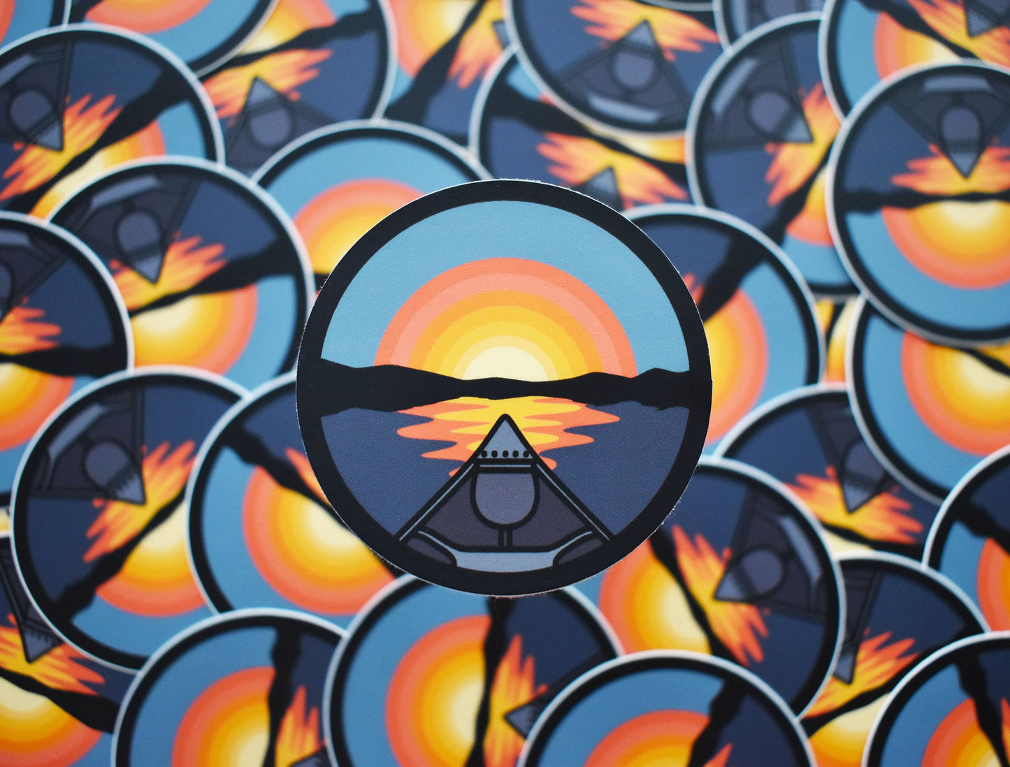 Wild North Co - Sunset Canoe Sticker