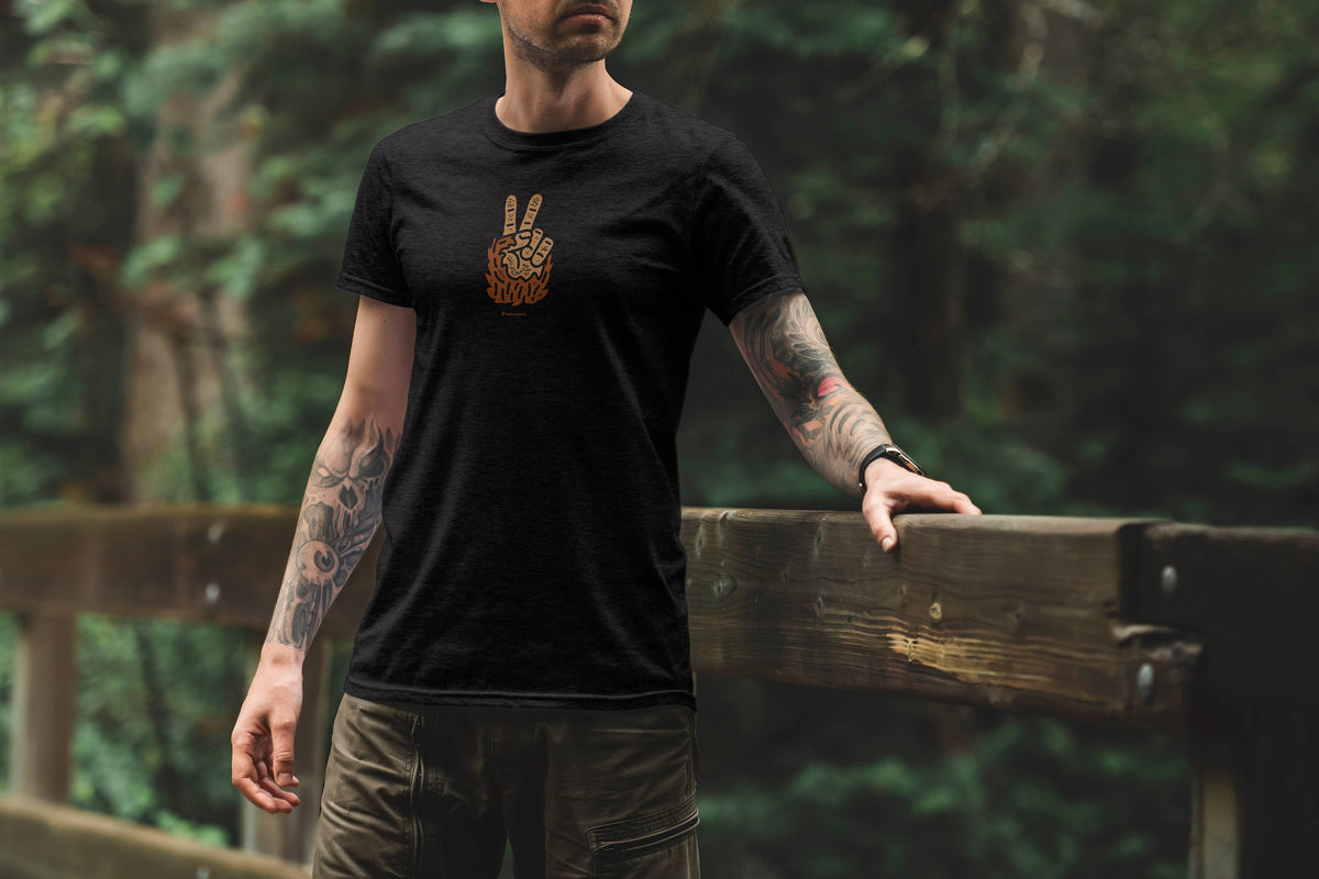 Bigfoot Peace T-Shirt