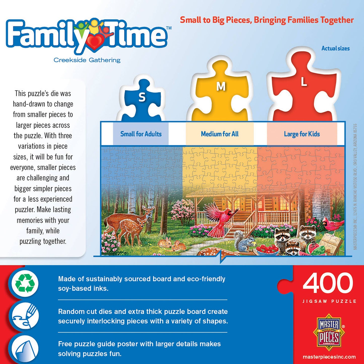 Creekside Gathering 400 Piece Puzzle