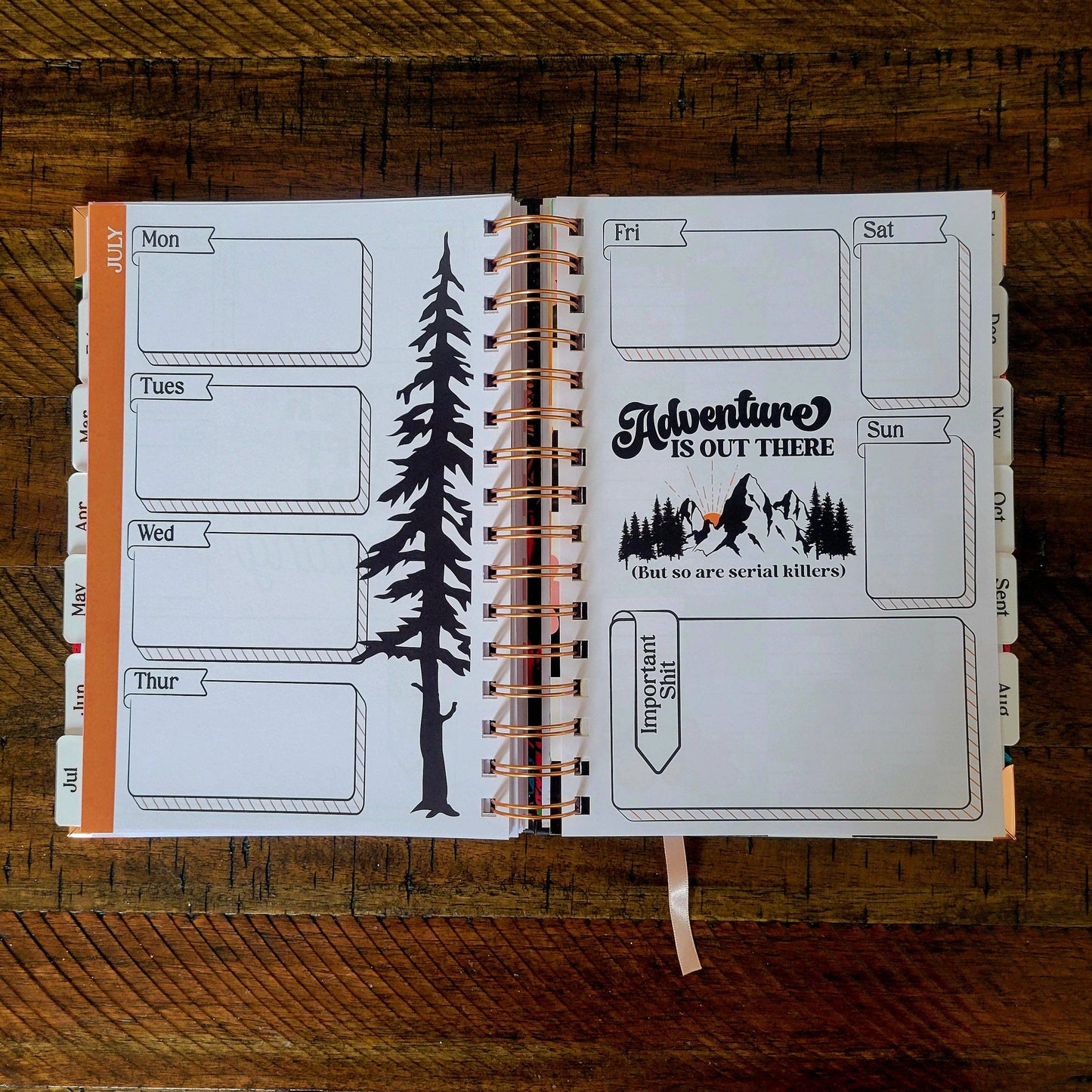 Seize The F@cking Day Undated Sweary Planner |